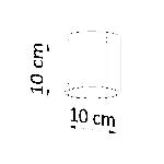 Stropna svetilka INEZ siva (10x10x10cm)