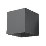 Stenska svetilka QUAD 1 antracit (10x12x10cm)