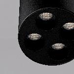 Stropna svetilka ZOE black LED (7.2x7.2x8.3cm)