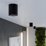 Stropna svetilka ZOE black LED (7.2x7.2x8.3cm)