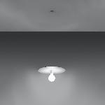Obesna svetilka FLAVIO bela (40x40x105cm)