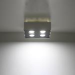 Stropna svetilka MONO 4 bela (24x24x11cm)