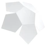 Stenska svetilka PENTA bela (30x30x8cm)