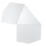 Stenska svetilka TRE bela (30x30x8cm)