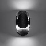 Stenska svetilka TEAR črna (13x10x30cm)