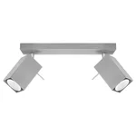 Stropna svetilka MERIDA 2 siva (30x6x16cm)