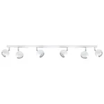 Stropna svetilka OCULARE 6L bela (118x10x16cm)