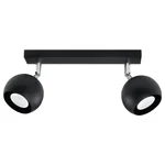 Stropna svetilka OCULARE 2 črna (30x10x16cm)