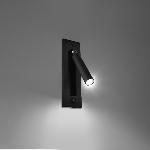 Stenska svetilka ENIF črna (6.5x15x20cm)