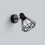 Stenska svetilka ARTEMIS 1 črna (18x15x18cm)