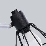 Stenska svetilka ARTEMIS 1 črna (18x15x18cm)