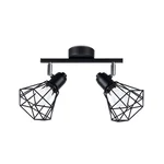 Stropna svetilka ARTEMIS 2 črna (31x17x19cm)