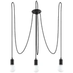 Lestenec EDISON 3 črn (300x300x150cm)