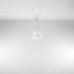 Obesna svetilka DIEGO 5 bela (25x25x90cm)