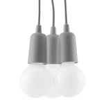 Obesna svetilka DIEGO 3 siva (15x15x90cm)