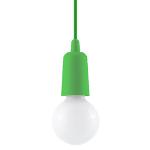 Obesna svetilka DIEGO 1 zelena (9x9x90cm)