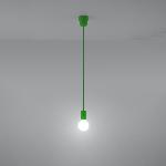 Obesna svetilka DIEGO 1 zelena (9x9x90cm)