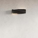 Stenska keramična svetilka SIGMA črna (42x12x14cm)