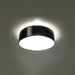Stropna svetilka ARENA 35 črna (35x35x11cm)