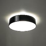 Stropna svetilka ARENA 45 črna (45x45x11cm)