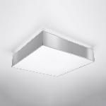 Stropna svetilka HORUS 45 siva (45x45x11cm)
