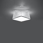 Stropna svetilka HEXA 25 srebrna (25x25x15cm)