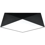 Stropna svetilka HEXA 45 črna (45x45x15cm)