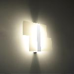 Stenska svetilka MASSIMO bela (39x6x28cm)