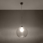 Obesna svetilka BALL transparentna (30x30x120cm)