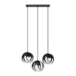 Obesna svetilka TULOS 3L črna (50x16x117cm)