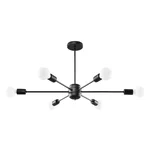 Lestenec LANGO 6 črn (86.5x68x46cm)