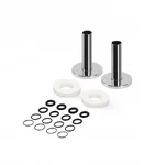 Terma stenska rozeta za klasični priklop , krom (okrogla fi 55x160mm)