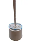 WC ščetka  s podstavkom pvc, bela