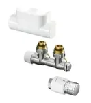 Oventrop Multiblock T-kotni set beli