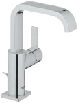Armatura za umivalnik Grohe Allure 32146 000 z gib. cevmi in zgornjim delom sifona