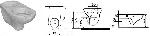 Bocchi keramika - SLIM WC školjka invalidska viseča