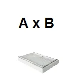 Pravokotne tuš kadi neobičajnih dimenzij