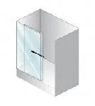 Tuš vrata za nišo, drsno odpiranje