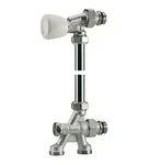 Radiatorski termostatski ventil R438TG 1/2x16 za dvoc. sist, priklop iz tal