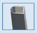 Sanotechnik Smartflex stenski profil D1000 z mag. trakom (3,5-6cm)