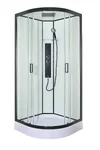 Kompletna tuš kabina Sanotechnik Sky 1, polkrožna 90x90x225 QL