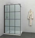 Sanotechnik EN_6B elite črna predelna tuš stena