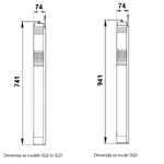 Grundfos SQ dimenzije