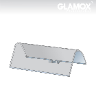 Glamox serija 3001 prozorno pokrivalo za ET, EV in DT