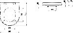 Laufen PRO NEW 8969503000001 wc deska - dimenzije