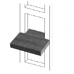 Easy polička - teak