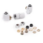 Set design ventilov, Dexter termostatski leva izvedba, bele barve