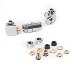 Set design ventilov, Dexter termostatski leva izvedba, krom