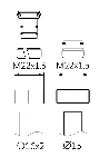 Tehnična skica - priključne matice M22x1-5