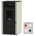 Peletni kamin SCHMITT - slonokoščena barva